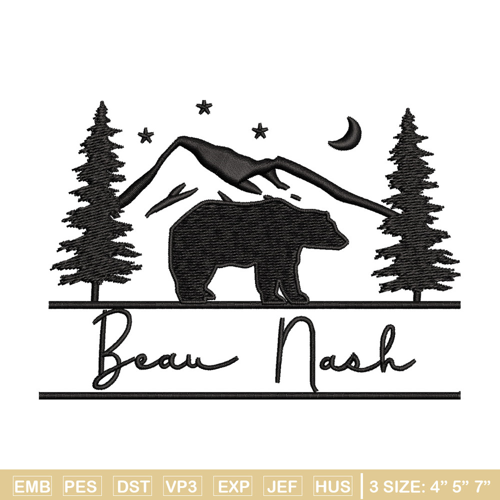 Beau nask embroidery design, Logo embroidery, Embroidery file, Embroidery shirt, Emb design, Digital download.jpg