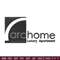 Archome Luxury Apartment Logo embroidery design, logo embroidery, Embroidery file, logo design, Instant download..jpg