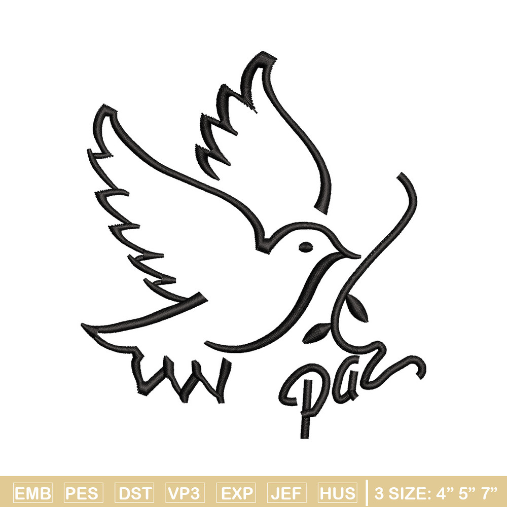 Bird logo embroidery design, Bird embroidery, Embroidery file, Embroidery shirt, Emb design, Digital download.jpg