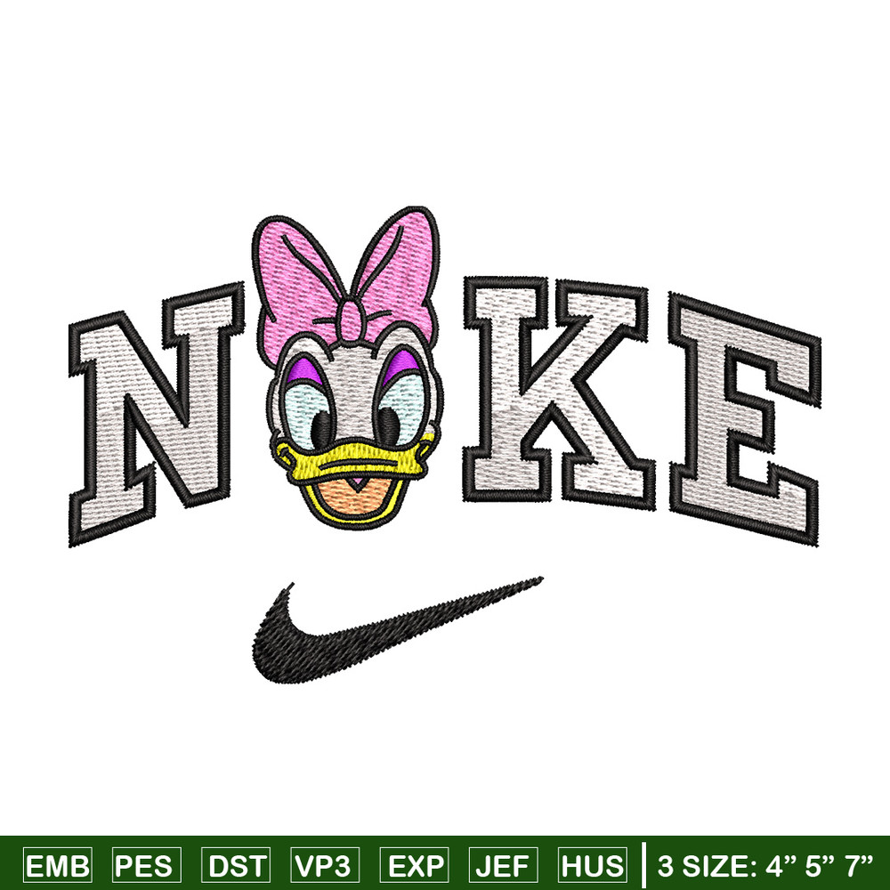 Nike x daisy embroidery design, Daisy embroidery, Nike design, Embroidery shirt, Embroidery file, Digital download.jpg
