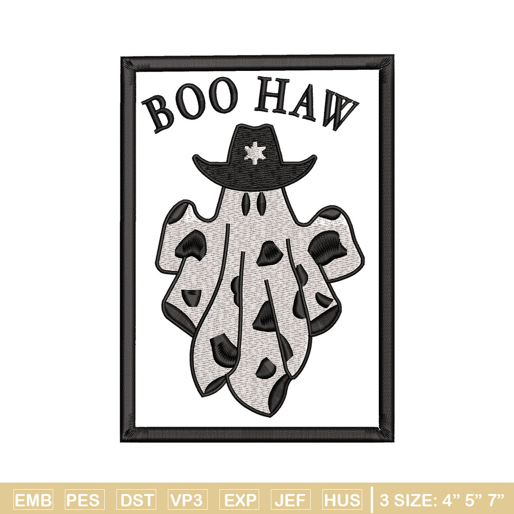 Boo haw embroidery design, Boo halloween embroidery, Embroidery file, Embroidery shirt, Emb design, Digital download.jpg