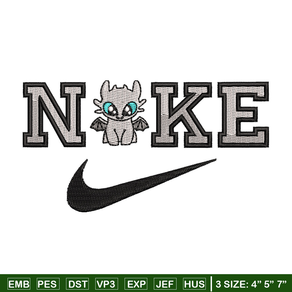 Nike x dragon black embroidery design, Dragon embroidery, Nike design,Embroidery shirt,Embroidery file, Digital download.jpg