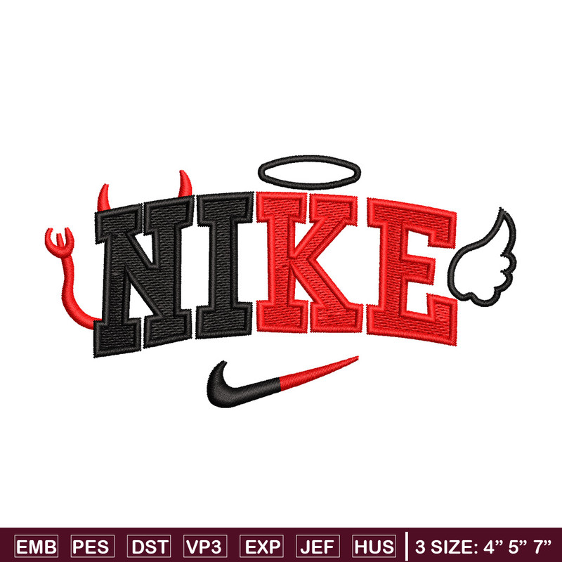 Nike x evil embroidery design, Evil embroidery, Nike design, Embroidery shirt, Embroidery file, Digital download.jpg