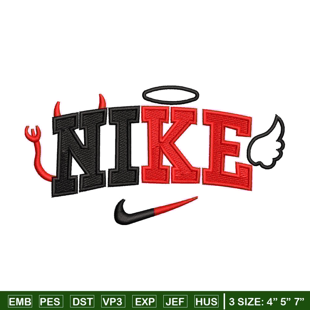Nike x evil embroidery design, Evil embroidery, Nike design, Embroidery shirt, Embroidery file, Digital download.jpg