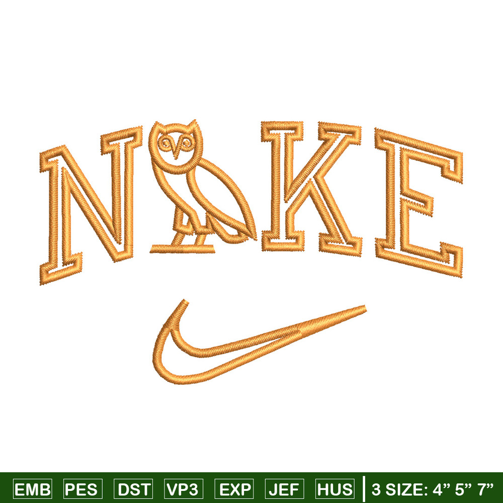 Nike x owl embroidery design, Owl embroidery, Nike design, Embroidery file, Embroidery shirt, Digital download.jpg