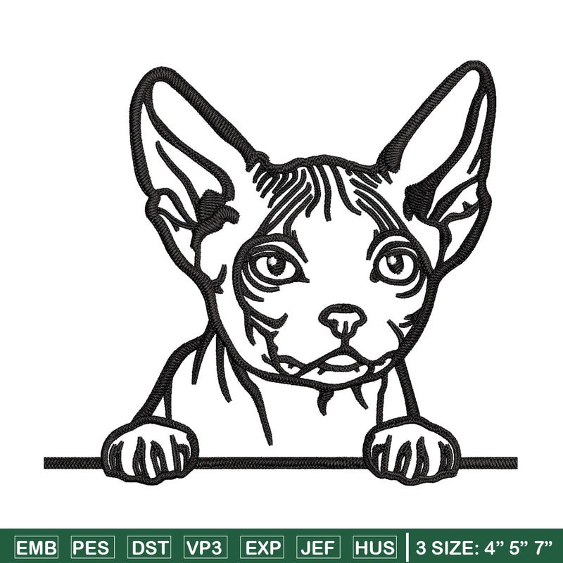 Cat black white embroidery design, Cat embroidery, Embroidery file, Embroidery shirt, Emb design, Digital download.jpg