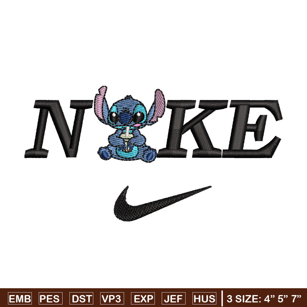 Nike x stitch embroidery design, Stitch embroidery, Nike design, Embroidery shirt, Embroidery file, Digital download.jpg