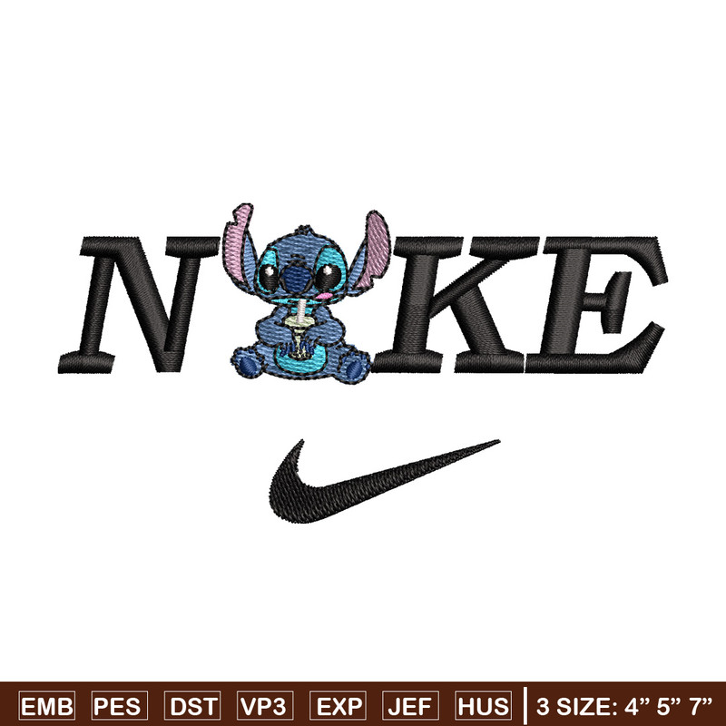 Nike x stitch embroidery design, Stitch embroidery, Nike design, Embroidery shirt, Embroidery file, Digital download.jpg