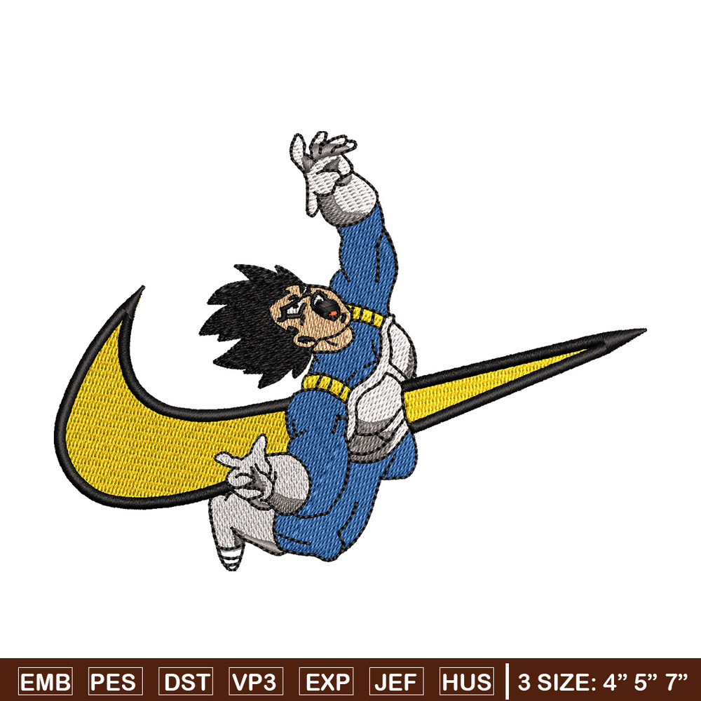 Nike x vegeta embroidery design, Dragonball embroidery, Nike design, Embroidery shirt, Embroidery file, Digital download.jpg