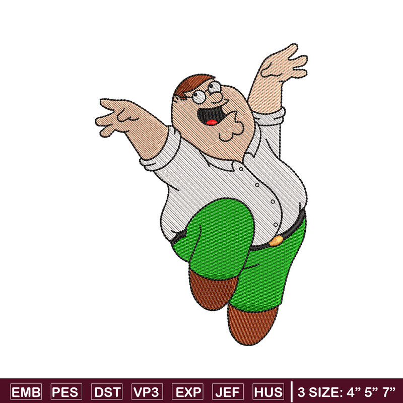 Peter funny embroidery design, Family guy embroidery, Embroidery file, Embroidery shirt, Emb design, Digital download.jpg
