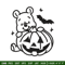 Pooh pumpkin embroidery design, Halloween embroidery, Embroidery file, Embroidery shirt, Emb design, Digital download.jpg