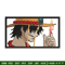 Portgas d ace embroidery design, One piece embroidery, Embroidery shirt, Embroidery file, Anime design, Digital download.jpg