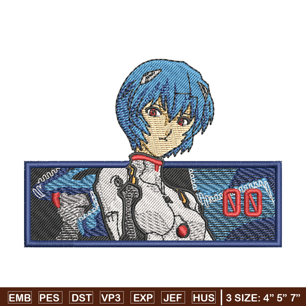 Rei box embroidery design, Shin Seiki embroidery, Embroidery shirt, Embroidery file,Anime design,Digital download.jpg