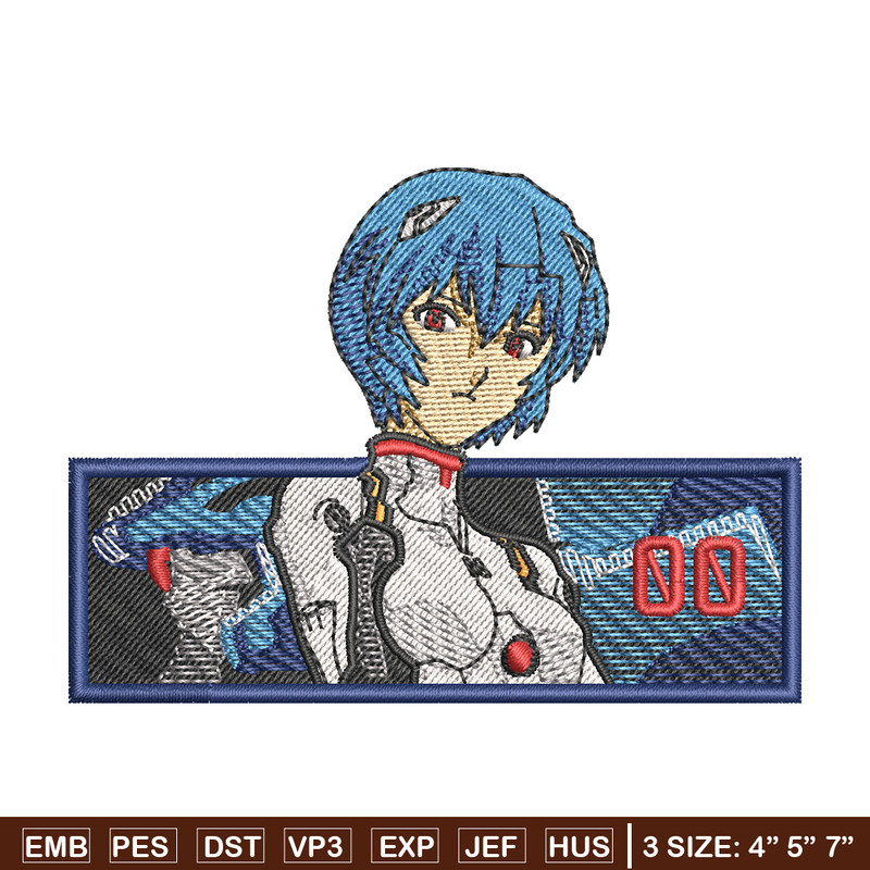 Rei box embroidery design, Shin Seiki embroidery, Embroidery shirt, Embroidery file,Anime design,Digital download.jpg