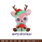 Reindeer chibi embroidery design, Chrismas embroidery, Embroidery file, Embroidery shirt, Emb design,Digital download.jpg