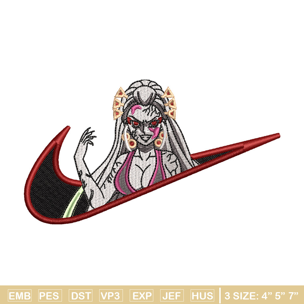 Daki x nike embroidery design, Demon slayer embroidery, Nike design, Embroidery shirt, Embroidery file, Digital download.jpg