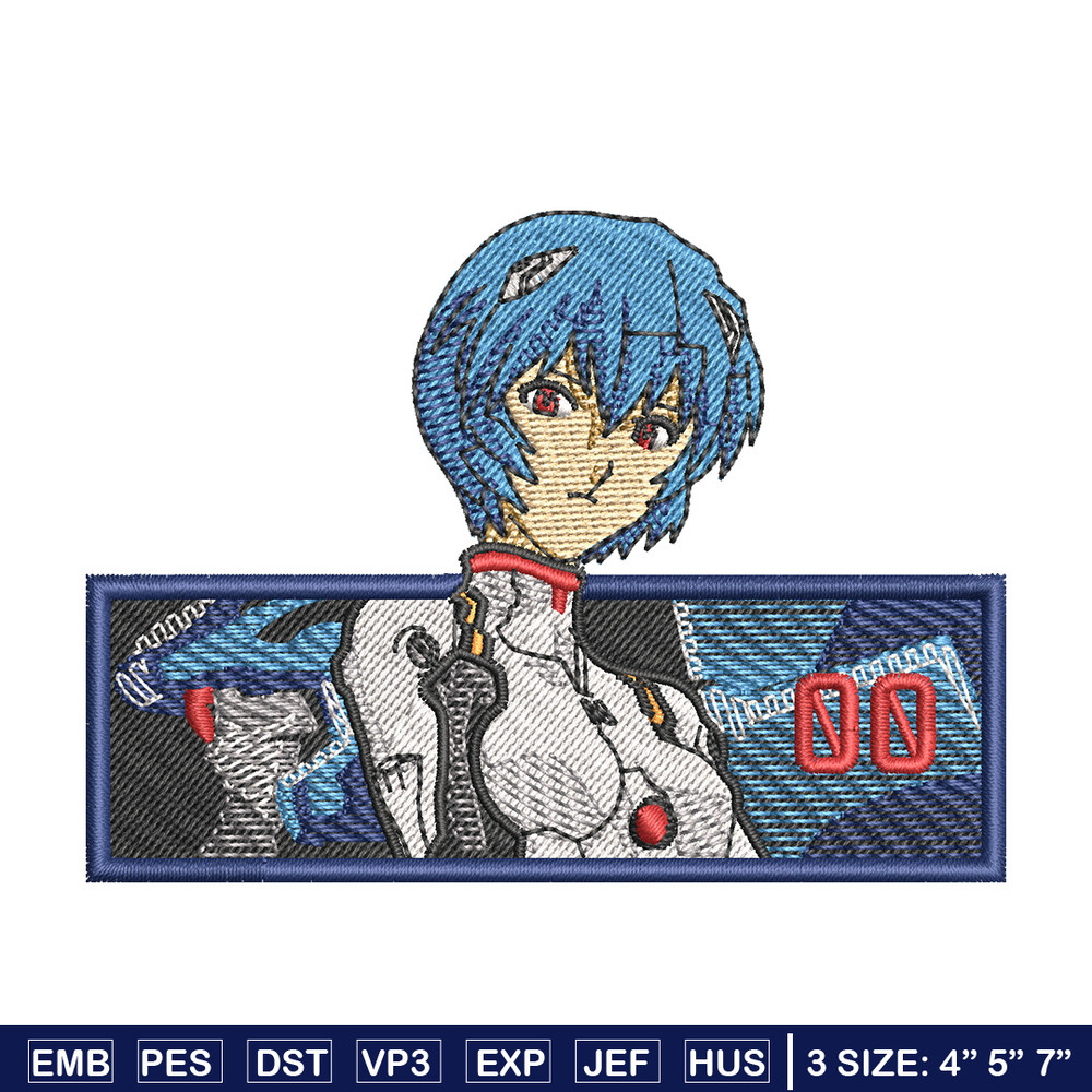 Rei box embroidery design, Shin Seiki embroidery, Embroidery shirt, Embroidery file,Anime design,Digital download.jpg