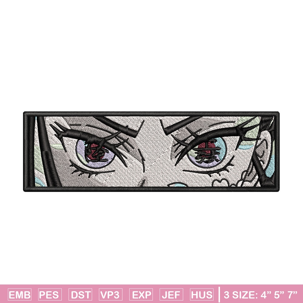 Daki eyes embroidery design, Daki embroidery, Embroidery shirt, Embroidery file, Anime design, Digital download.jpg