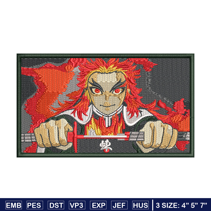 Rengoku box embroidery design, Rengoku embroidery, Anime design, Embroidery shirt, Embroidery file, Digital download.jpg