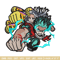 Deku punch embroidery design, Mha embroidery, Anime design, Embroidery shirt, Embroidery file, Digital download.jpg