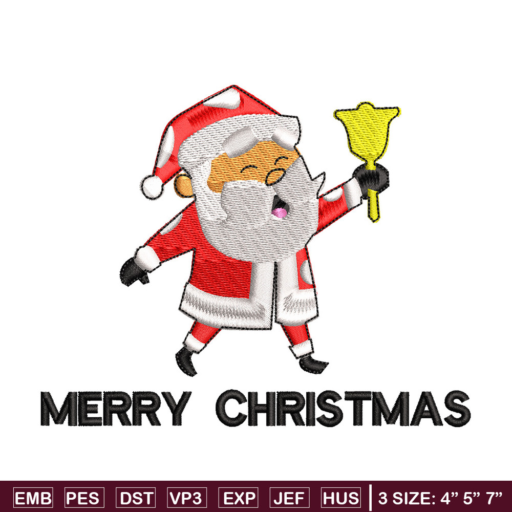 Satan bell embroidery design, Chrismas embroidery, Emb design, Embroidery shirt, Embroidery file, Digital download.jpg