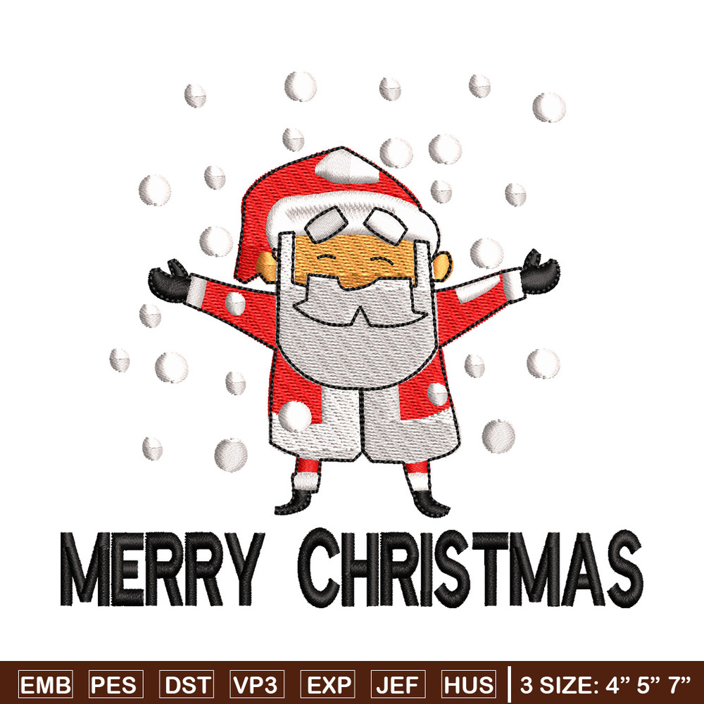 Satan snow embroidery design, Chrismas embroidery, Emb design, Embroidery shirt, Embroidery file, Digital download.jpg