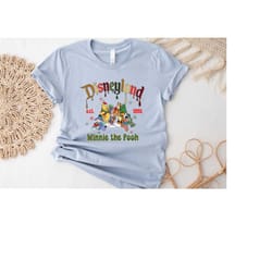 walt disney world christmas tshirt, winnie the pooh christmas, disneyland christmas shirt, epcot christmas shirt, disney