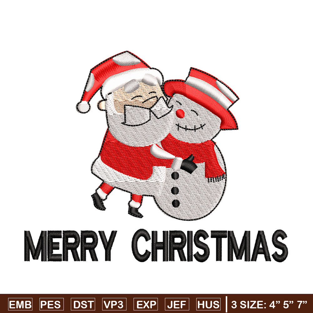 Satan snow man embroidery design, Chrismas embroidery, Emb design, Embroidery shirt, Embroidery file, Digital download.jpg