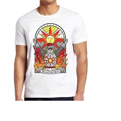 praise the sun tarot card thank god online gaming dark souls gamer meme cult movie music unisex men women cool gift tee