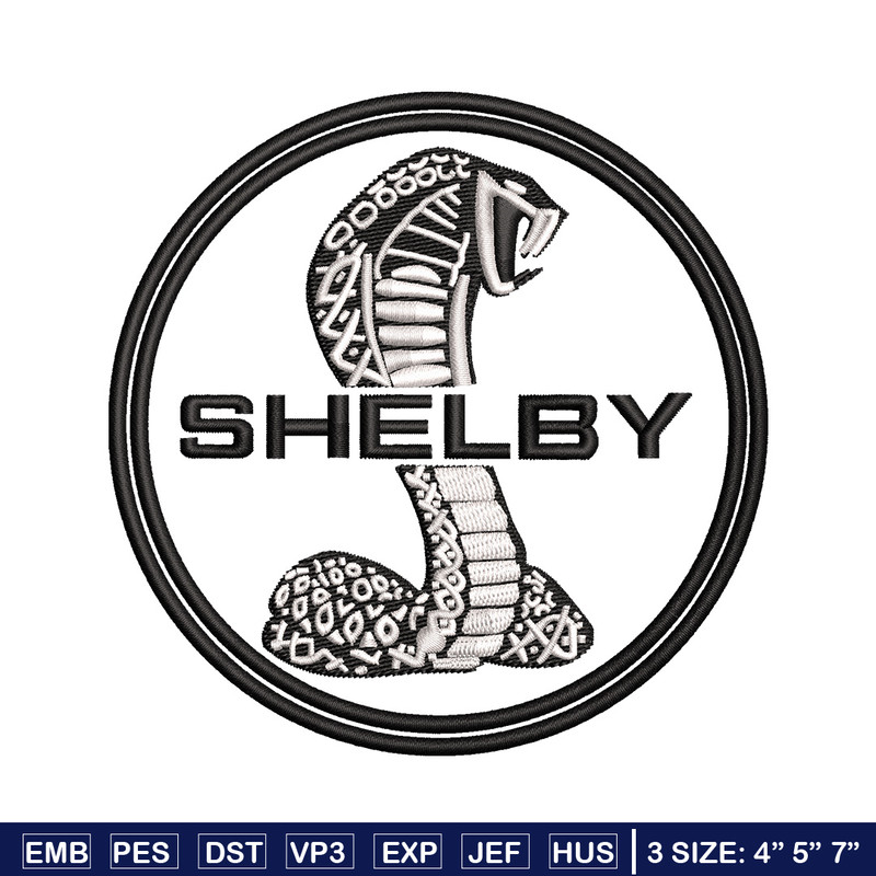 Shelby circle embroidery design, Logo embroidery, Emb design, Embroidery shirt, Embroidery file, Digital download.jpg