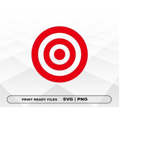Target SVG and PNG Files Clipart, Target Sign Print SVG, Dig | Inspire ...