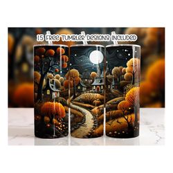 fall tumbler wrap, 20oz sublimation tumbler designs, 20oz skinny tumbler, digital download png, straight tumbler wrap