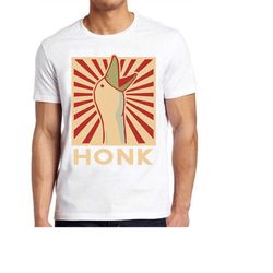 honk goose duck animal funny meme gift tee gamer cult movie music t shirt 741