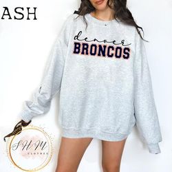 Vintage 90s Denver Broncos Sweatshirt Broncos Crewneck Denver Broncos Sweater Pullover Sportswear NFL Denver Broncos