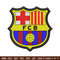 Fc Barcelona logo embroidery design, logo embroidery, logo design, Embroidery shirt, football shirt, Instant download.jpg