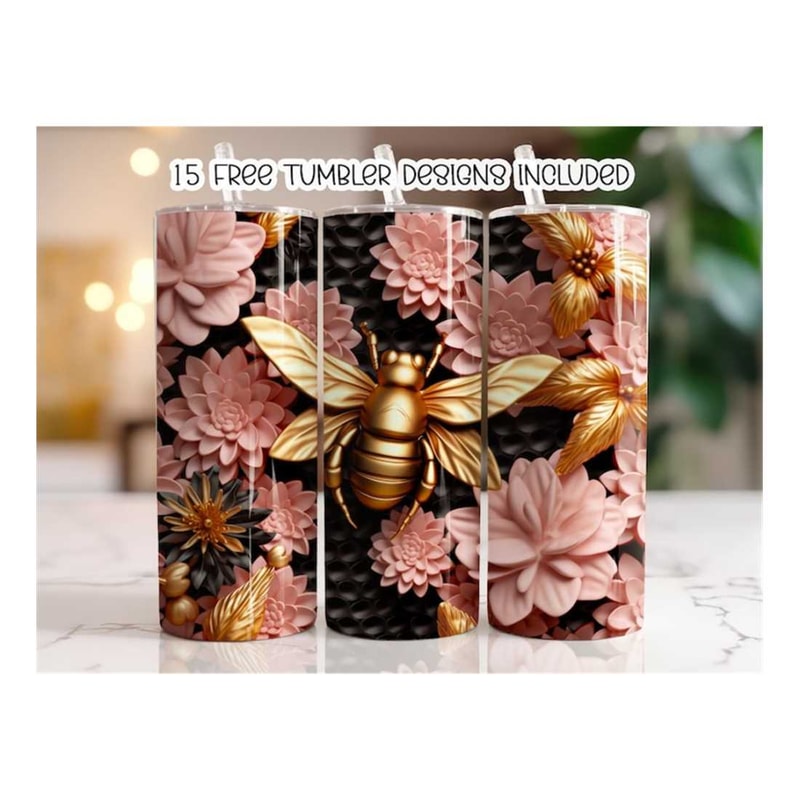 MR-1410202392140-3d-bee-honeycomb-20-oz-skinny-tumbler-sublimation-design-image-1.jpg