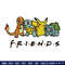 Friends Pokemon embroidery design, Pokemon embroidery, embroidery file, anime design, anime shirt, Digital download.jpg