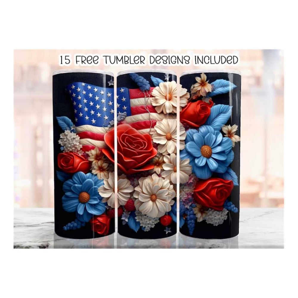 MR-1410202393158-3d-american-flag-flowers-tumbler-wrap-20-oz-skinny-tumbler-image-1.jpg