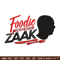 Foodie Tales with Zaak embroidery design, logo embroidery, logo design, Embroidery shirt, logo shirt, Instant download.jpg