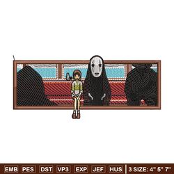 spirited away embroidery design, ghibli embroidery, embroidery shirt, embroidery file, anime design, digital download