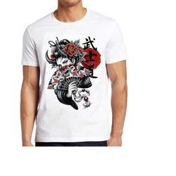 japanese geisha girl manga retro gamer cult meme movie music cool gift tee t shirt 1028