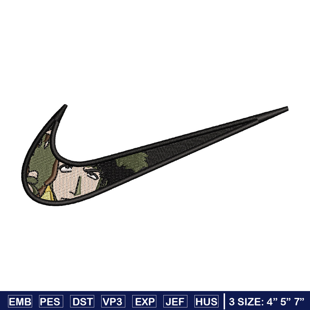 Spike nike embroidery design, Cowboy bebop embroidery, Nike design, Embroidery shirt, Embroidery file, Digital download.jpg