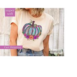 fall pumpkin shirt - cute fall shirt - thanksgiving tshirt - graphic tee for women - pumpkin spice tee - teacher fall sh