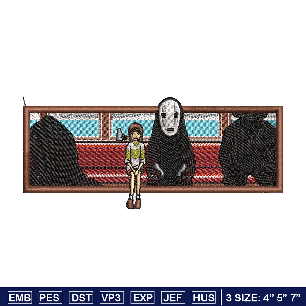 Spirited Away embroidery design, Ghibli embroidery, Embroidery shirt, Embroidery file, Anime design, Digital download.jpg