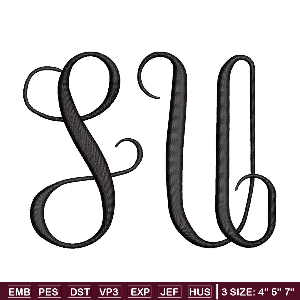 Su logo embroidery design, Logo embroidery, Emb design, Embroidery shirt, Embroidery file, Digital download.jpg