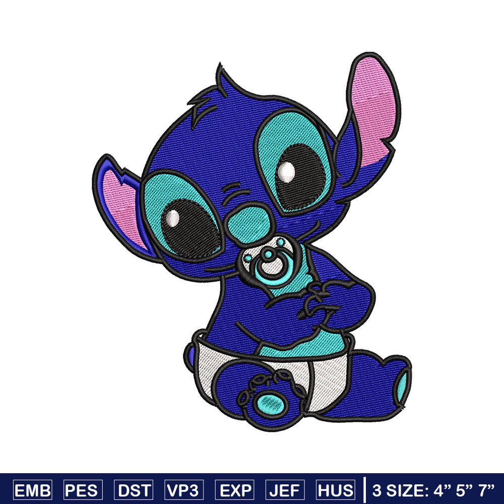 Stitch baby embroidery design, Stitch embroidery, Embroidery file, Embroidery shirt, Emb design, Digital download.jpg