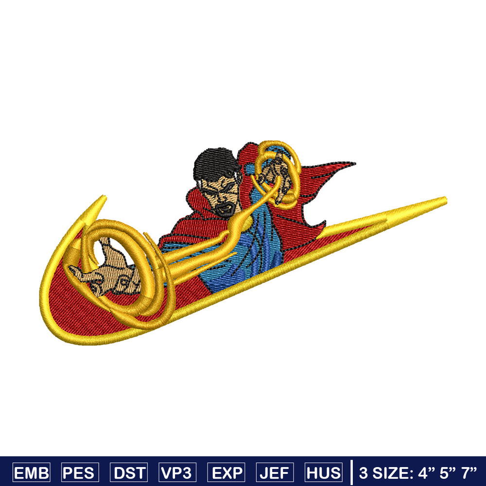 Strange x nike embroidery design, Marvel embroidery, Nike design, Embroidery shirt, Embroidery file, Digital download.jpg