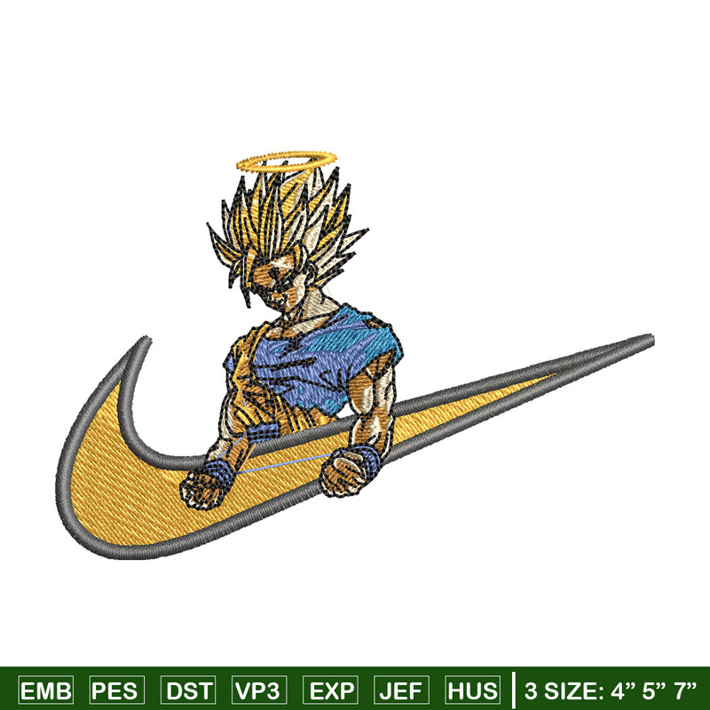 Swoosh songoku embroidery design, Dragonball embroidery, Nike design,Embroidery file, Embroidery shirt, Digital download.jpg