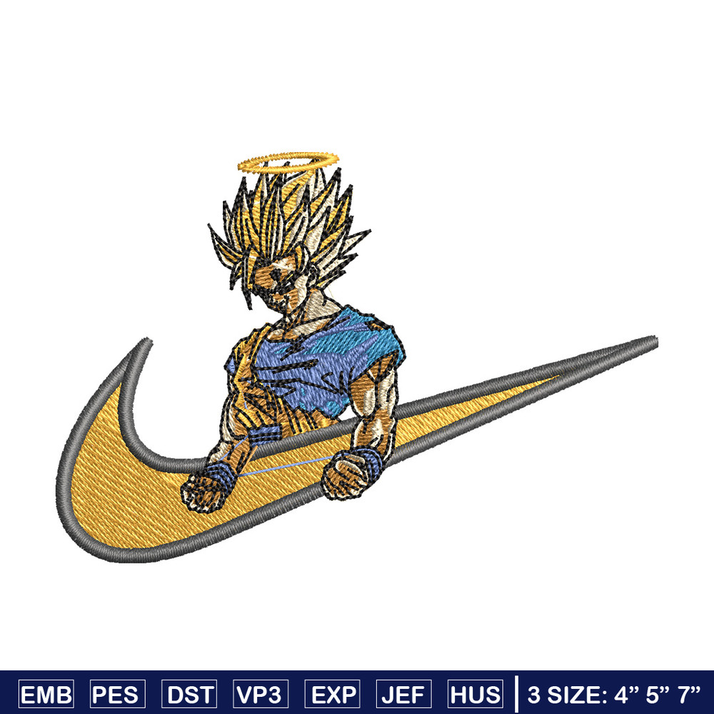 Swoosh songoku embroidery design, Dragonball embroidery, Nike design,Embroidery file, Embroidery shirt, Digital download.jpg