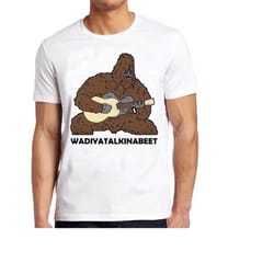 sassy the sasquatch guitar big foot lez show top meme joke funny retro mens womens unisex cartoon anime top gift tee t s